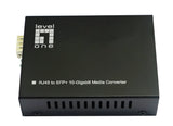 EAN 4015867236758 - LevelOne GVT-2051 convertidor de medio 10000 Mbit/s Negro imagen 3