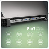 EAN 8595247907530 - Axagon HMC-10HLS base para portátil y replicador de puertos Alámbrico USB 3.2 Gen 1 (3.1 Gen 1) Type-C Ne imagen 2