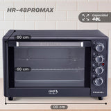 Horno De Sobremesa Grunkel Hr-48promax 2200w Capacidad 48l Negro