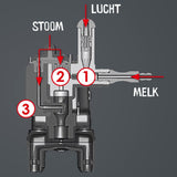 Cafetera Melitta Latticia Ot F300-101, Totalmente Automática Plateada