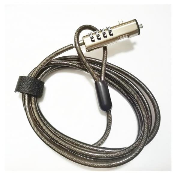 Cable Seguridad Para Portatil Nilox Combinacion Conexion Nano 1,9m