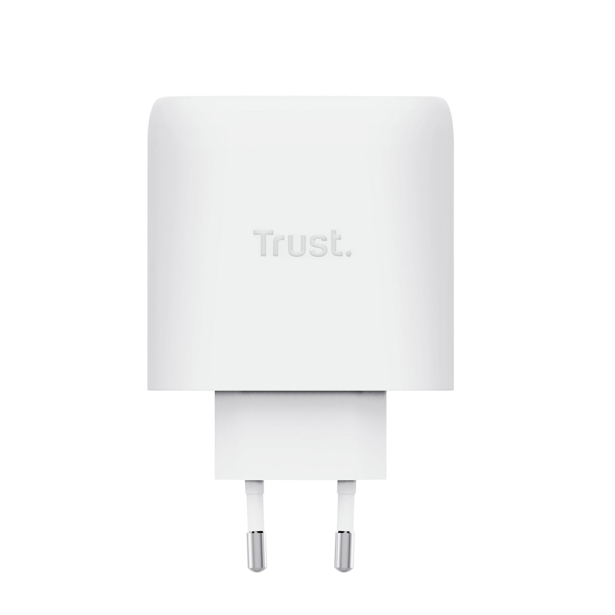 Cargador Usb Gan Trust Maxo 65w 2xusb-C Incluye Cable Usb-C 2m Color Blanco