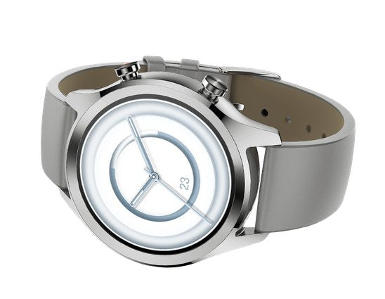 Ticwatch C2 Plus Smart Watch, Hr, 18 Mm, Platinum