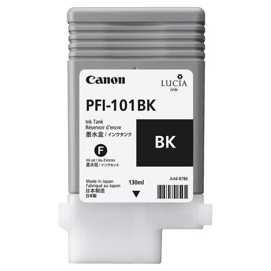 Original Canon Cartucho Inyeccion Tinta Negro Pfi-101b 130ml Ipf/5000/6000 - 0883b001 -