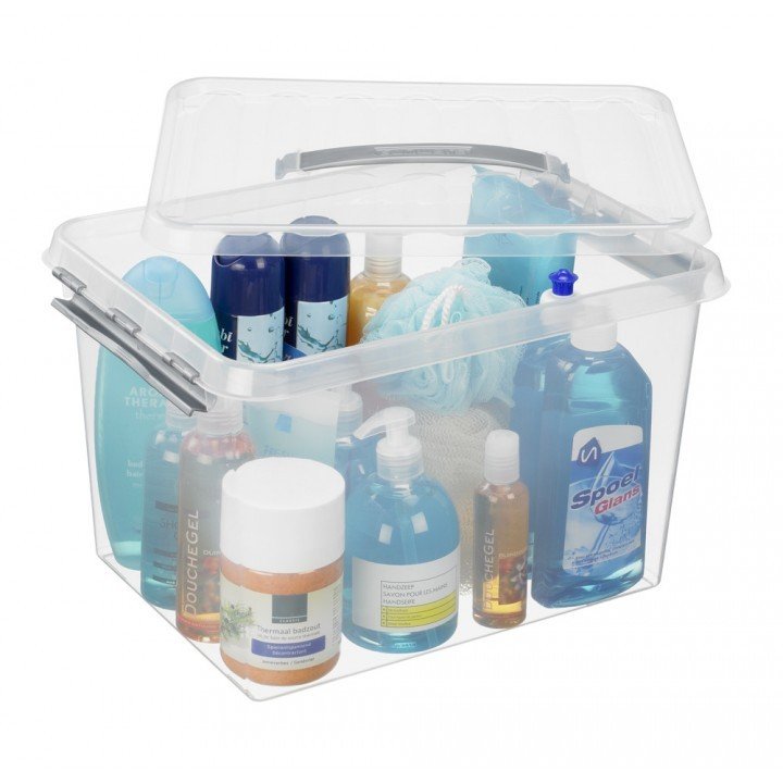 Sunware® Caja De Almacenamiento Q-Line 22,0 L - 40,0 X 30,0 X 26,0 Cm Transparente