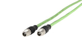 Metz Connect Verbindungsleitung M12 St-M12 St 8-Pol X-Kodiert Gerade-Gerade 1m