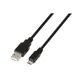 EAN 8436574700268 - AISENS A101-0027 cable USB USB 2.0 0,8 m USB A Micro-USB B Negro imagen 1