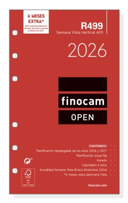 EAN 8422952402008 - Finocam 711510026 accesorio para organizador personal Recambio para agenda imagen 1
