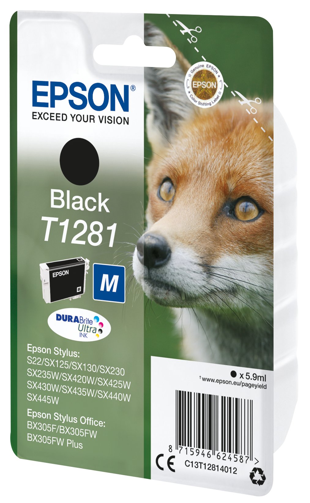 EAN 5057454503545 - Epson Fox T1281 cartucho de tinta 1 pieza(s) Original imagen 2