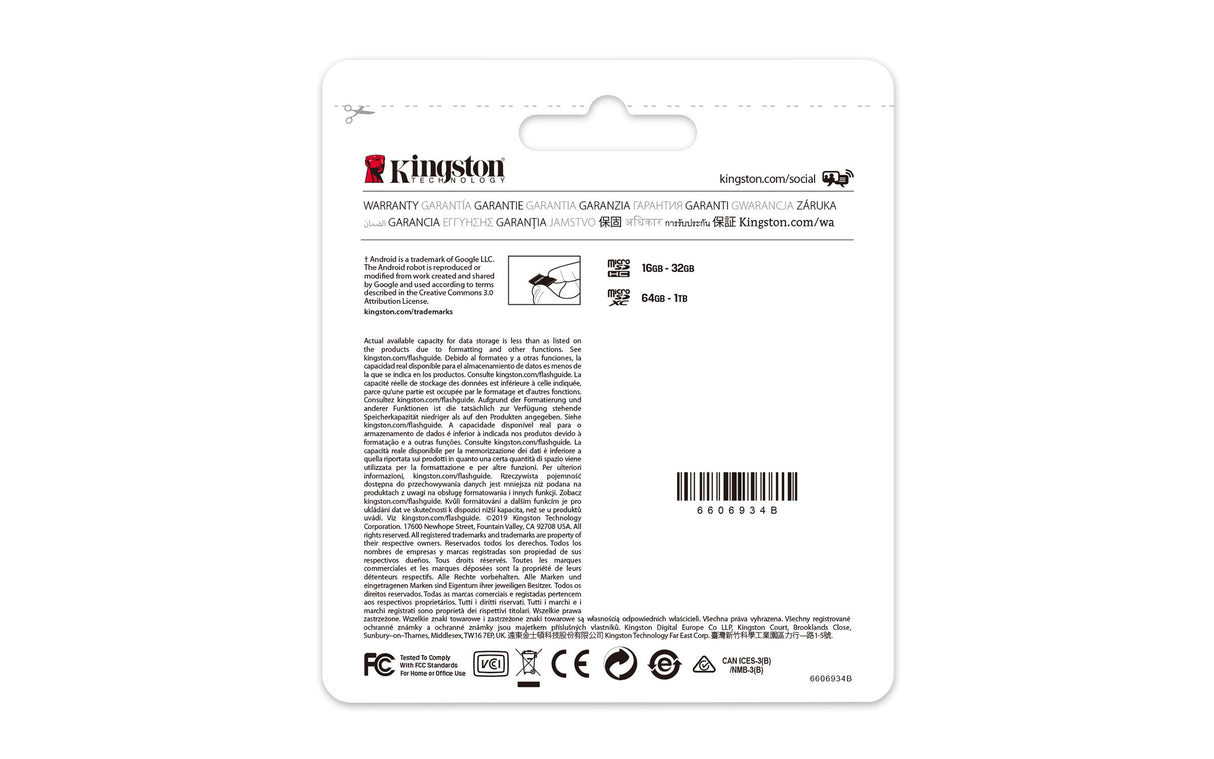 EAN 0740617298697 - Kingston Technology Canvas Select Plus MicroSDXC UHS-I Clase 10 imagen 6