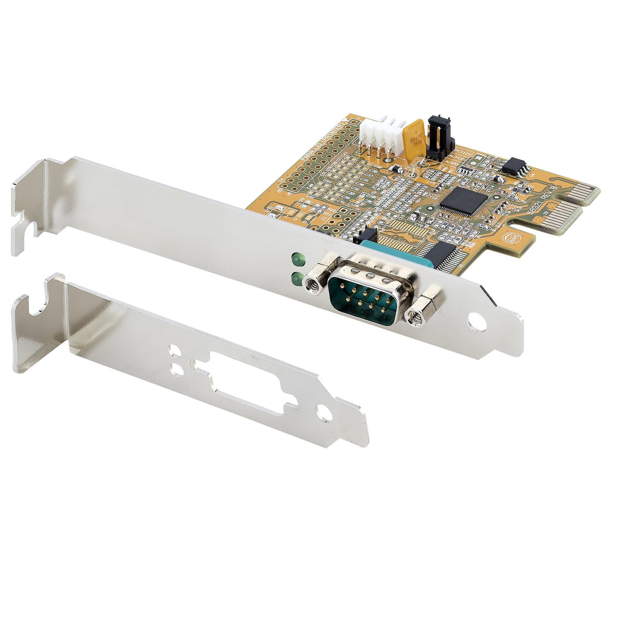 Pcie Serial Port Card - 16c1050ctlr Uart 5v/12v Status Lights
