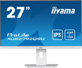 68.5cm 27'' (2560x1440) Iiyama Xub2792qsu-W5 27w Lcd Business Wqhd 5ms Hdmi Dp 2x Usb Ips Speaker Qhd White