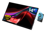 EAN 23942320883 - Verbatim 32088 monitor o TV portátil Monitor portátil Negro 35,6 cm (14") LED 1920 x 1080 Pixeles imagen 1