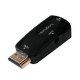 Logilink Cv0107 Adaptador De Cable Hdmi Vga Negro