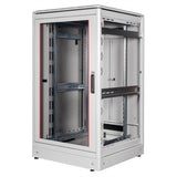 Roline 19-Zoll Netzwerkschrank Pro 26 He, 800x800 Bxt Glastr Grau