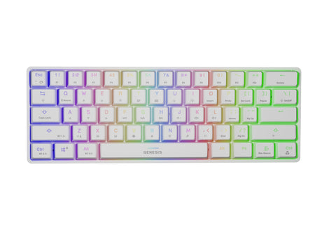 EAN 5901969432282 - GENESIS Thor 660 teclado Juego USB + Bluetooth QWERTY Internacional de EE.UU. Blanco imagen 1