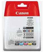 Tinta Canon Pgi-580/Cli-581pack  Bk/Cmyk Multi Bl
