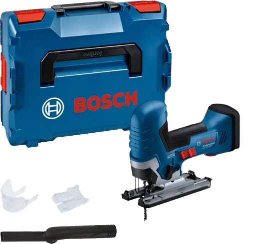 Sierra De Calar A Batería Bosch Professional Gst 18v-125 S Professional Solo Azul/Negro, Sin Batería Ni Cargador, En L-Boxx