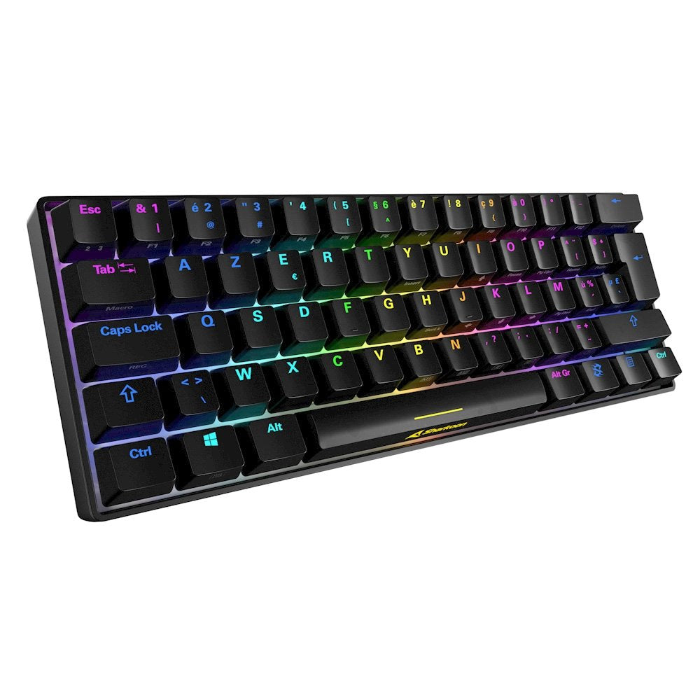 Teclado Francés Sharkoon Sgk50 S4 Usb Azerty Negro 4044951033997