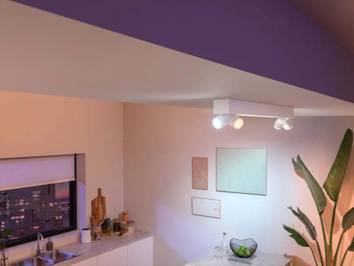 Philips Hue White And Color Ambiance Plafón Centris De Cuatro Focos