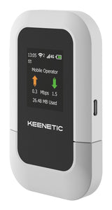 Keenetic Roamer Router Inalámbrico Banda Única (2,4 Ghz) 4g Negro, Gris