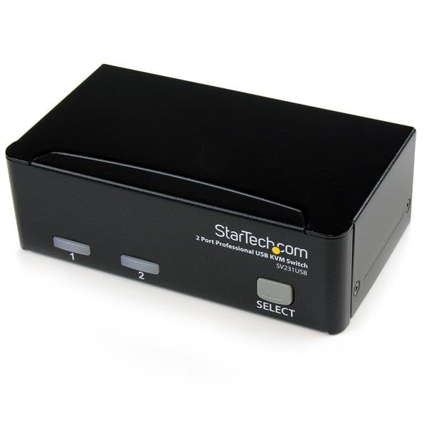 EAN 0065030806039 - StarTech.com SV231USBGB interruptor KVM Negro imagen 1