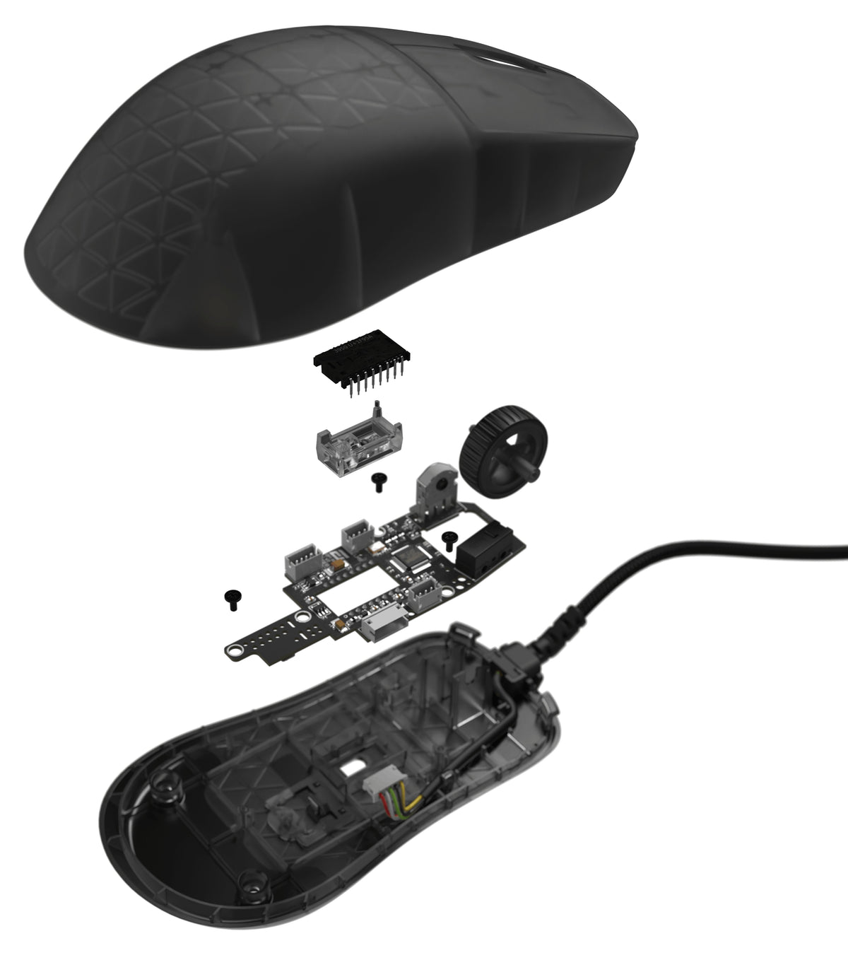 Endgame Gear Op1 8k V2 Gaming-Ratón, 8.000hz - Dark Frost