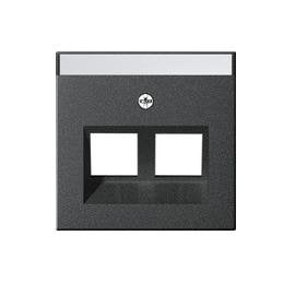 Gira 264028 Abdeckung Bsf Modular Jack 30° 2fach System 55 Anthrazit