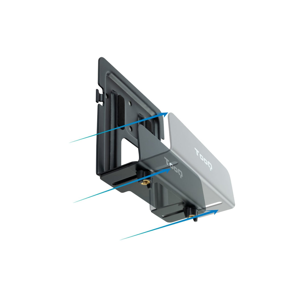 EAN 8433281012318 - TooQ TQMPM4776 soporte de CPU Soporte de CPU para instalación en pared Negro imagen 3