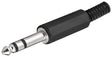 EAN 4040849110368 - Goobay 11036 conector 6.35 mm Negro, Plata imagen 1