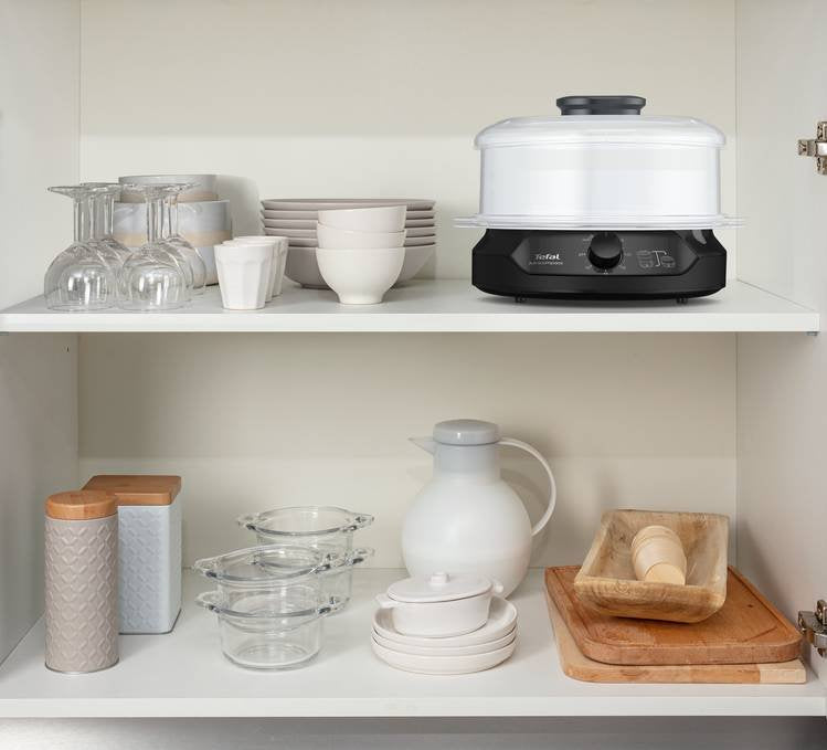 EAN 3045380019225 - Tefal Minicompact VC139810 vaporizador 2 cesta(s) Independiente 800 W Negro imagen 3