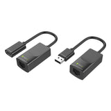 Extensión Usb Techly Mediante Cable De Red Rj45 Hasta 60 Metros