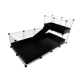C&C Cage, Módulo De Suelo 4x2 + Loft2x1 + Rampa Negra