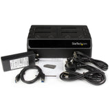 EAN 0065030857932 - StarTech.com SDOCK4U33 base de conexión para disco duro USB 3.2 Gen 1 (3.1 Gen 1) Type-B Negro imagen 6