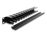 Delock 19? Cablemanagement Rangierpanel Mit Bürste 1 He Schwarz