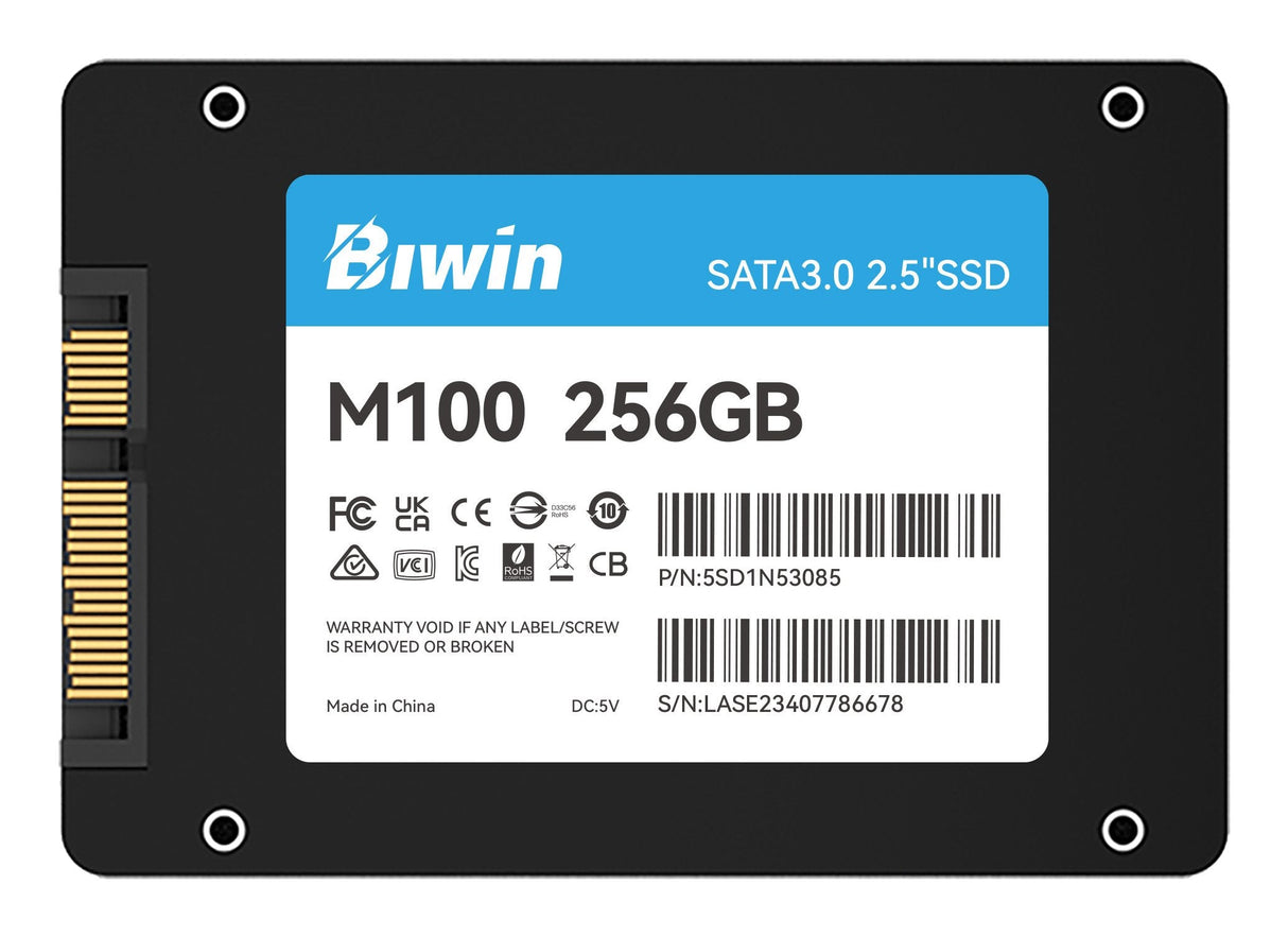EAN 0887184025292 - Biwin M100 256 GB 2.5" Serial ATA III imagen 5