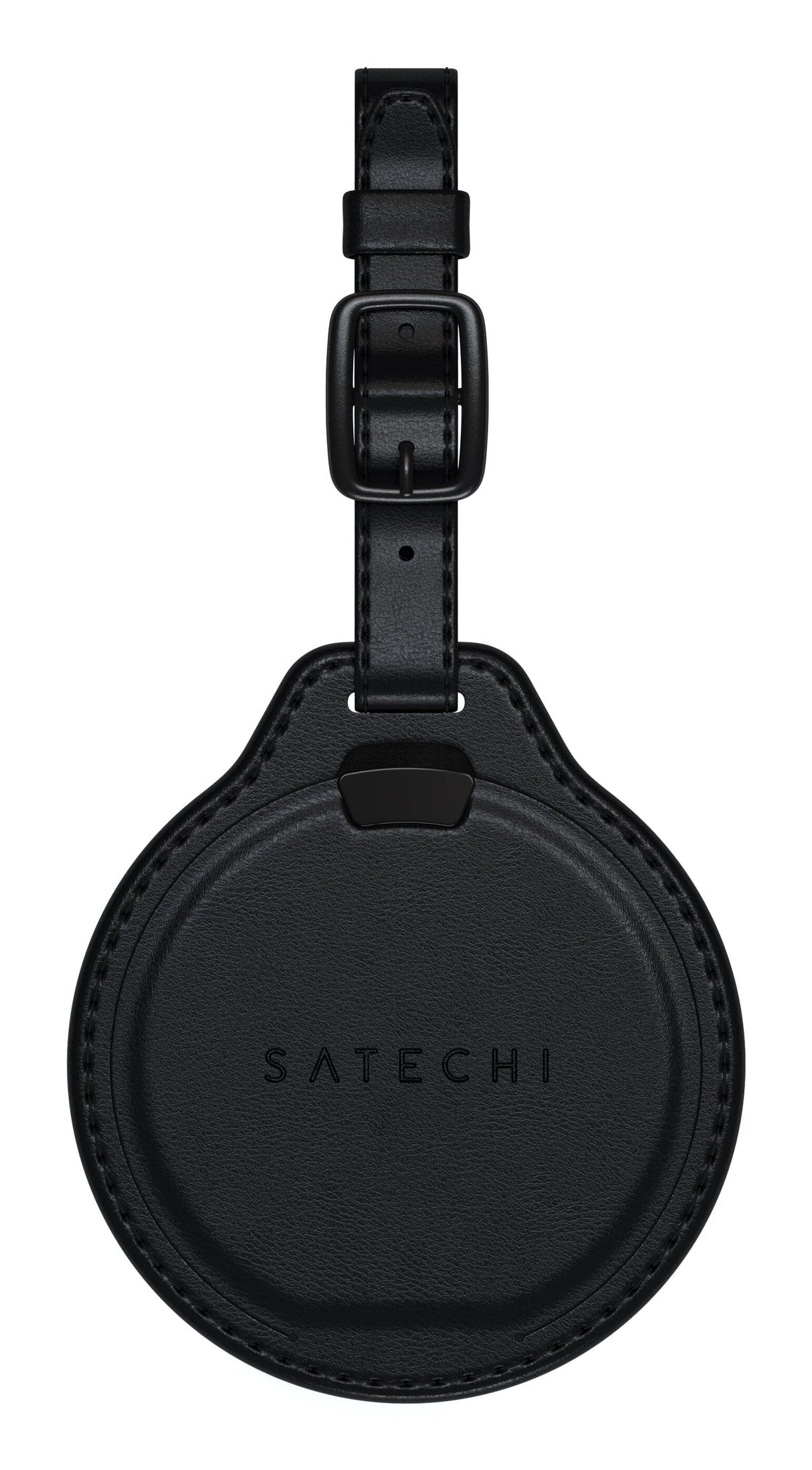 Satechi Vegan-Leather Findall Luggage Tag Black