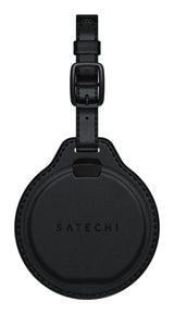 Satechi Vegan-Leather Findall Luggage Tag Black
