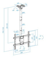 EAN 8433281014787 - TooQ LPCE1175TSLI-B soporte para TV 190,5 cm (75") imagen 8