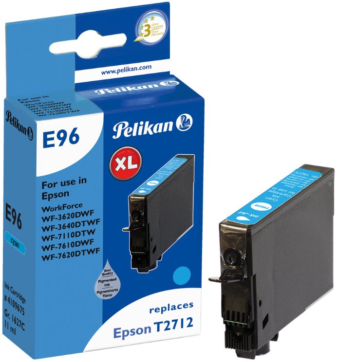 Pelikan Cartucho Epson E96 T2712 Cyan Compatible