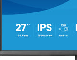 Monitor  Iiyama  27" Xb2797qsnph-W1 16:9 Hdmi+Dp+2xusb-C