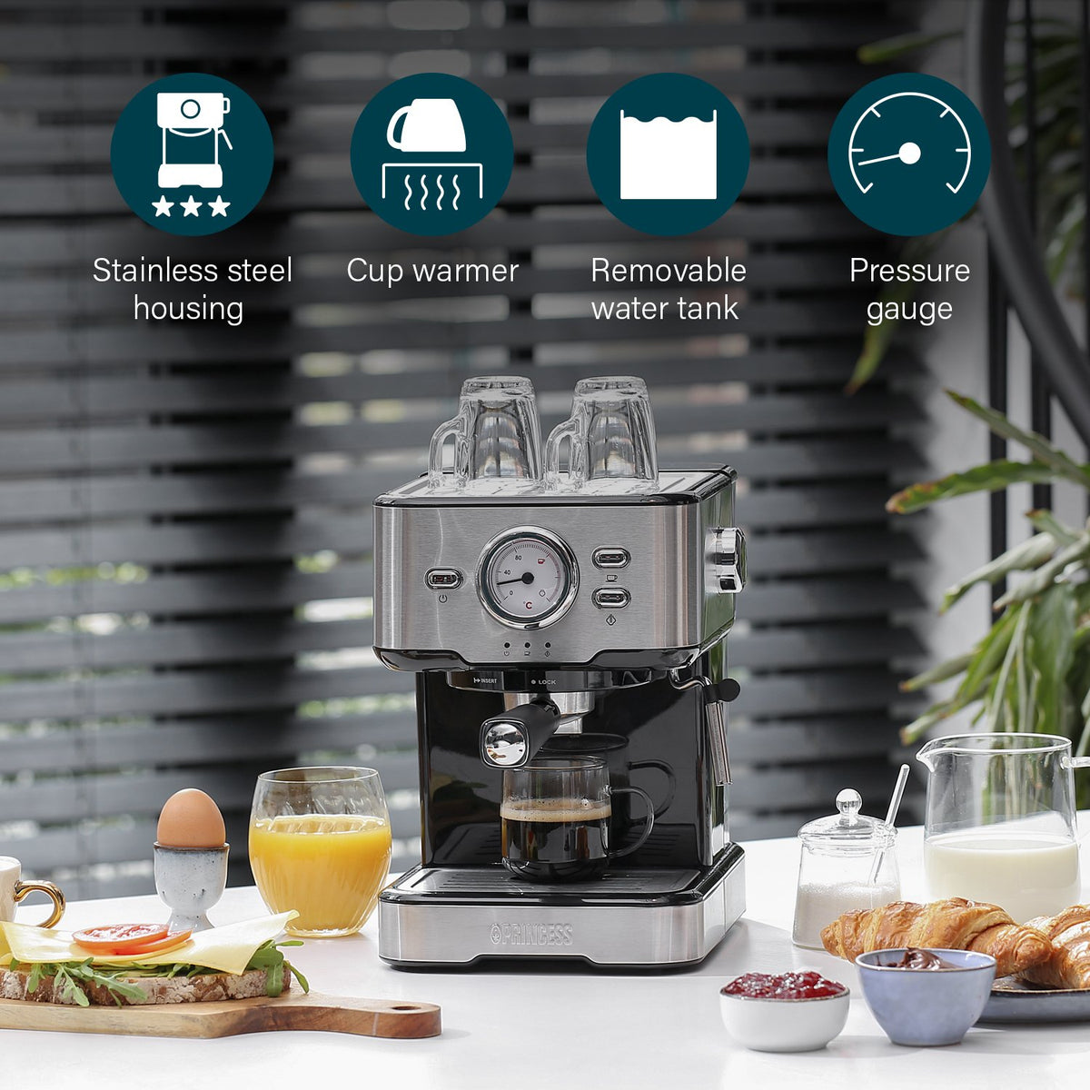 EAN 8713016094261 - Princess 249412 Manual Máquina espresso 1,5 L imagen 24