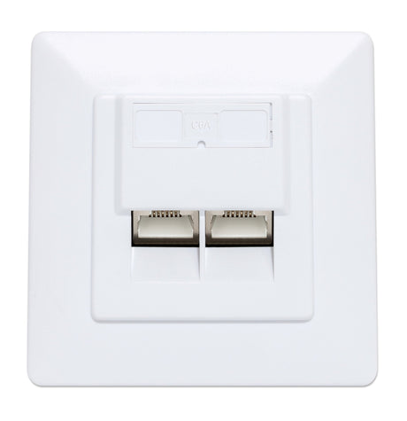 EAN 0766623771917 - Intellinet 771917 toma de corriente 2 x RJ-45 Blanco imagen 3