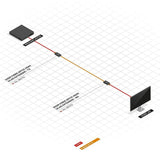 Lindy Extensor De Fibra Optica Hdmi 2.0 10.2g,, 30