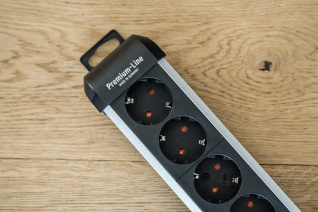 EAN 4007123677429 - Brennenstuhl 1391030200 base múltiple 3 m 12 salidas AC Interior Negro, Plata imagen 5