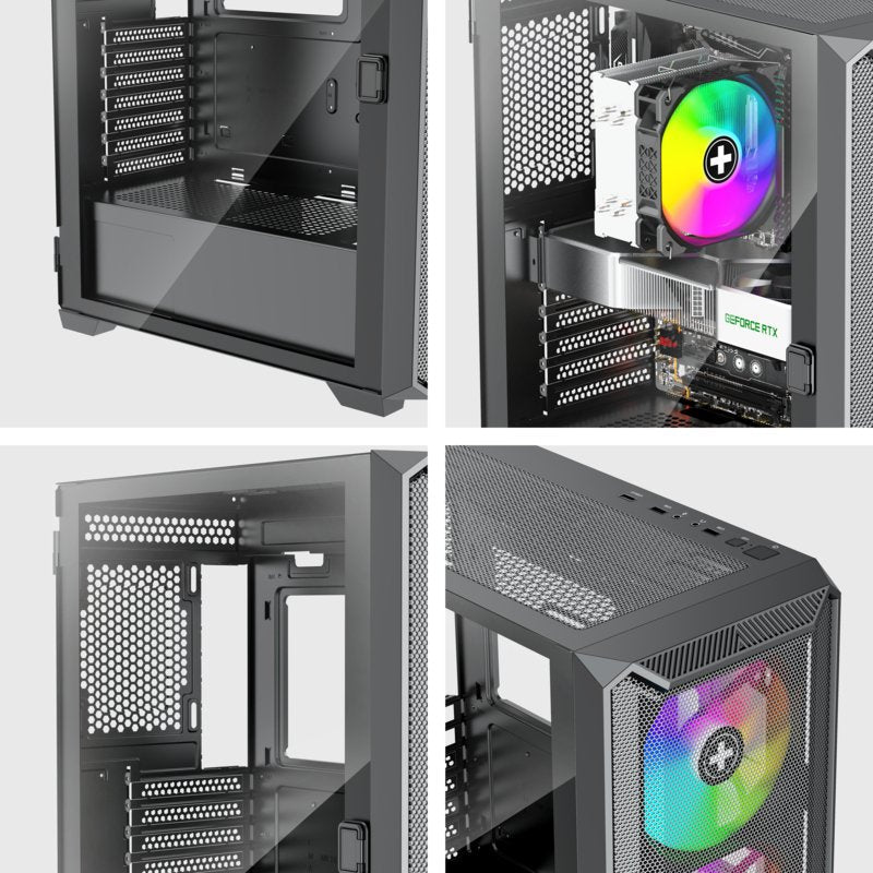 Caja Pc Xilence Xilent Blade Ii X613 Negra, Vidrio Templado Xg161