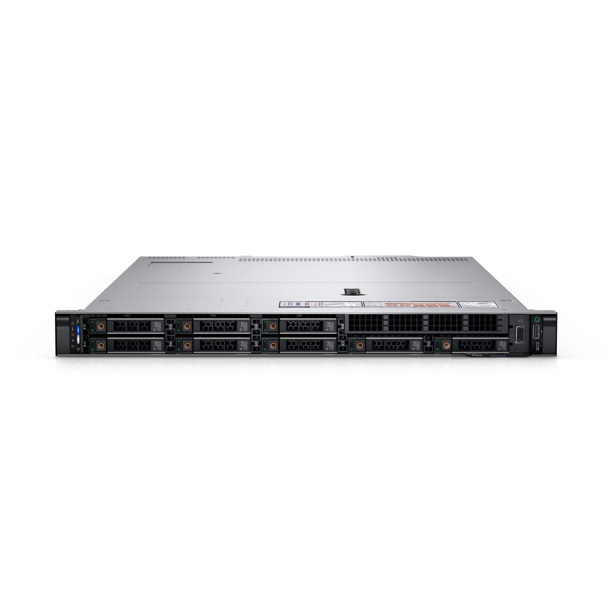 Dell Servidor Poweredge R450 2.5" Chassis Intel® Xeon® Silver 4310 1x 16gb Rdimm 1x 480gb Ssd Sata  Front Perc H755 Front Load Idrac9  Enterprise 15g