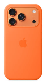 Apple Iphone 17 Pro Silicone Case With Magsafe - Orange