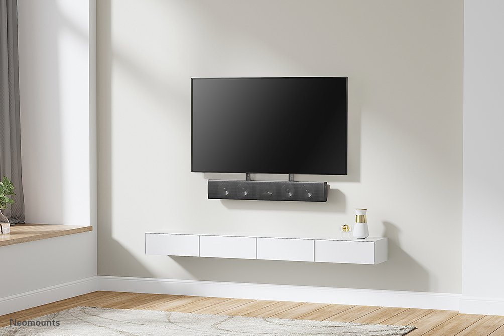 Soporte Universal Para Barra De Sonido, Ajustable En Profundidad (0-4,2 Cm) 10kg Awl29-750bl1 Neomounts