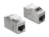 Keystone Modul Kupplung Rj45 Buchse Zu Rj45 Buchse Cat.6a Geschirmt